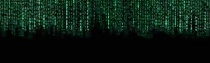 cyber matrix in green on black
