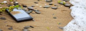 mobile phone washed ashore